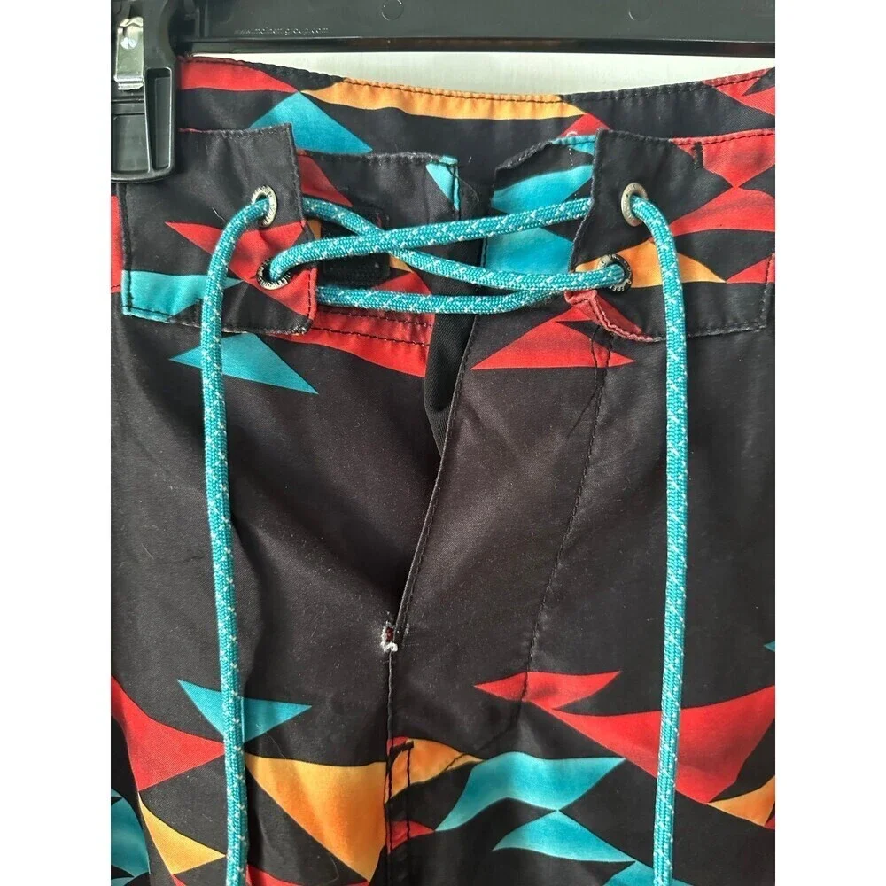 Men’s size Medium Colorful Abstract Swim Trunks